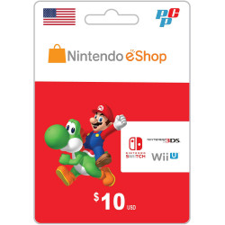 10 Dólares Nintendo Eshop...